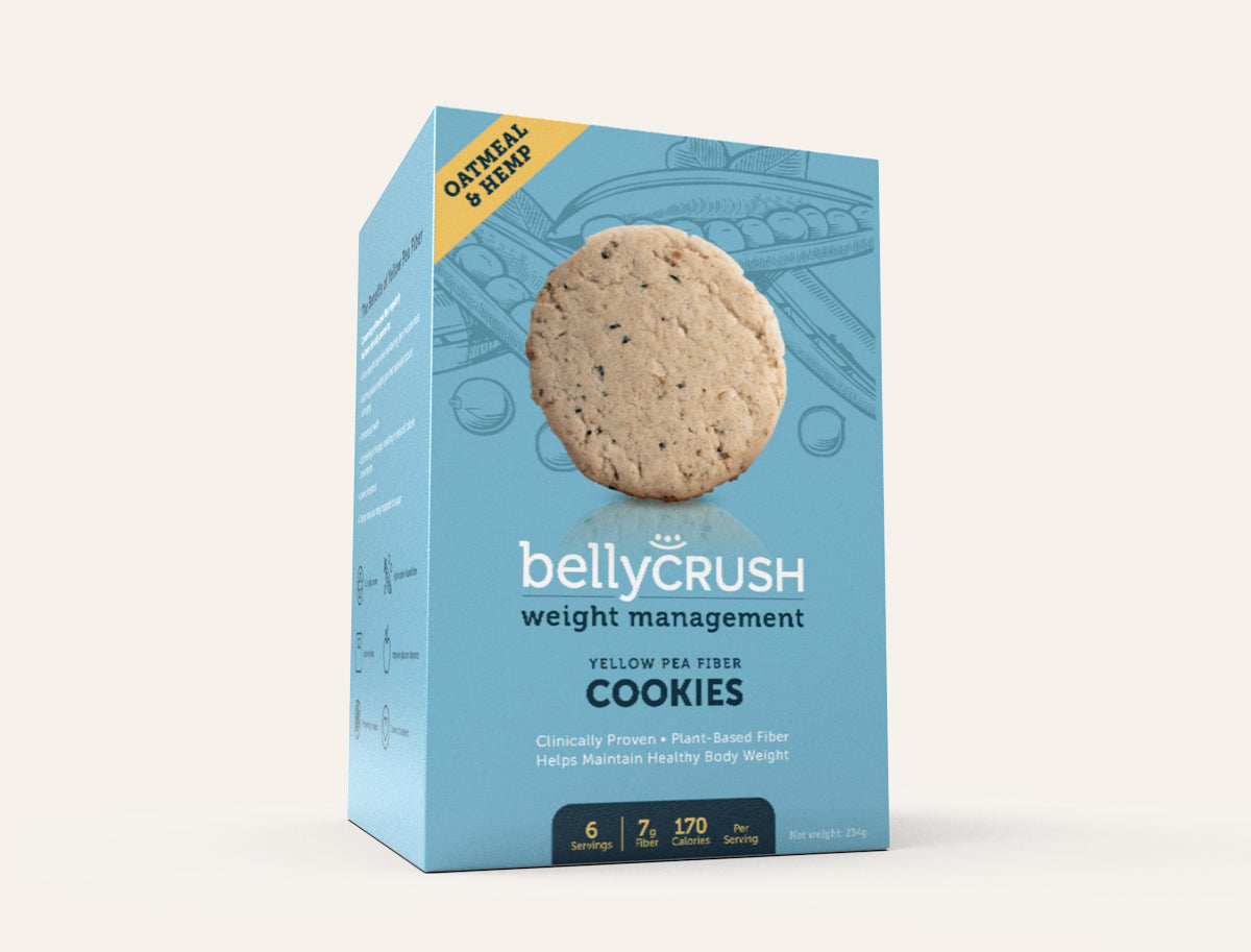 Bellycrush Oatmeal and Hemp cookie box